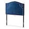Baxton Studio Aubrey Royal Blue Velvet Upholstered Twin Size Headboard 154-9313 - alternate 5